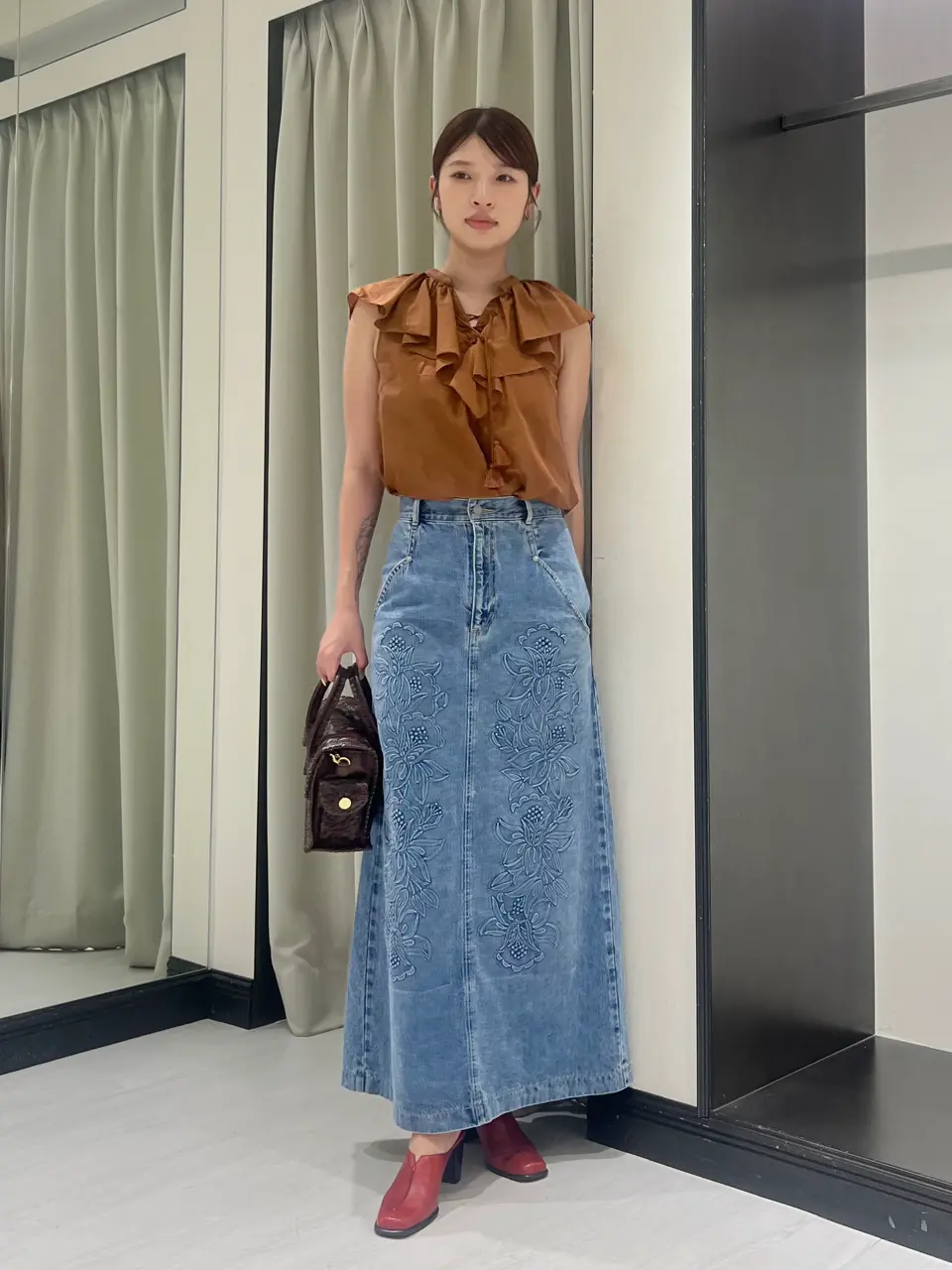 GRACE CONTINENTAL NORIA コーディネート画像