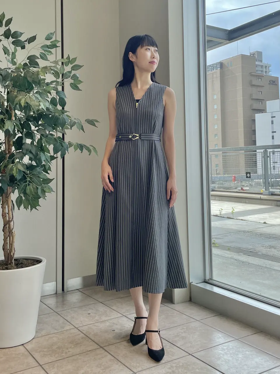 グレースコンチネンタル　Diagram カシュクールサロペット ダイアグラムグレースコンチネンタル カシュクールサロペット