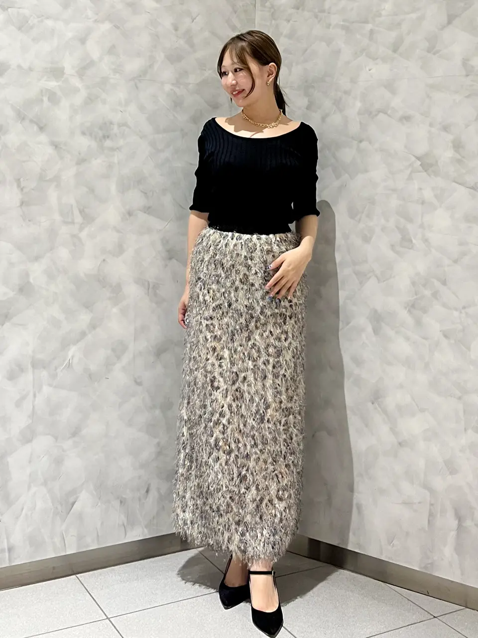 GRACE CONTINENTAL 根本　紗良 コーディネート画像