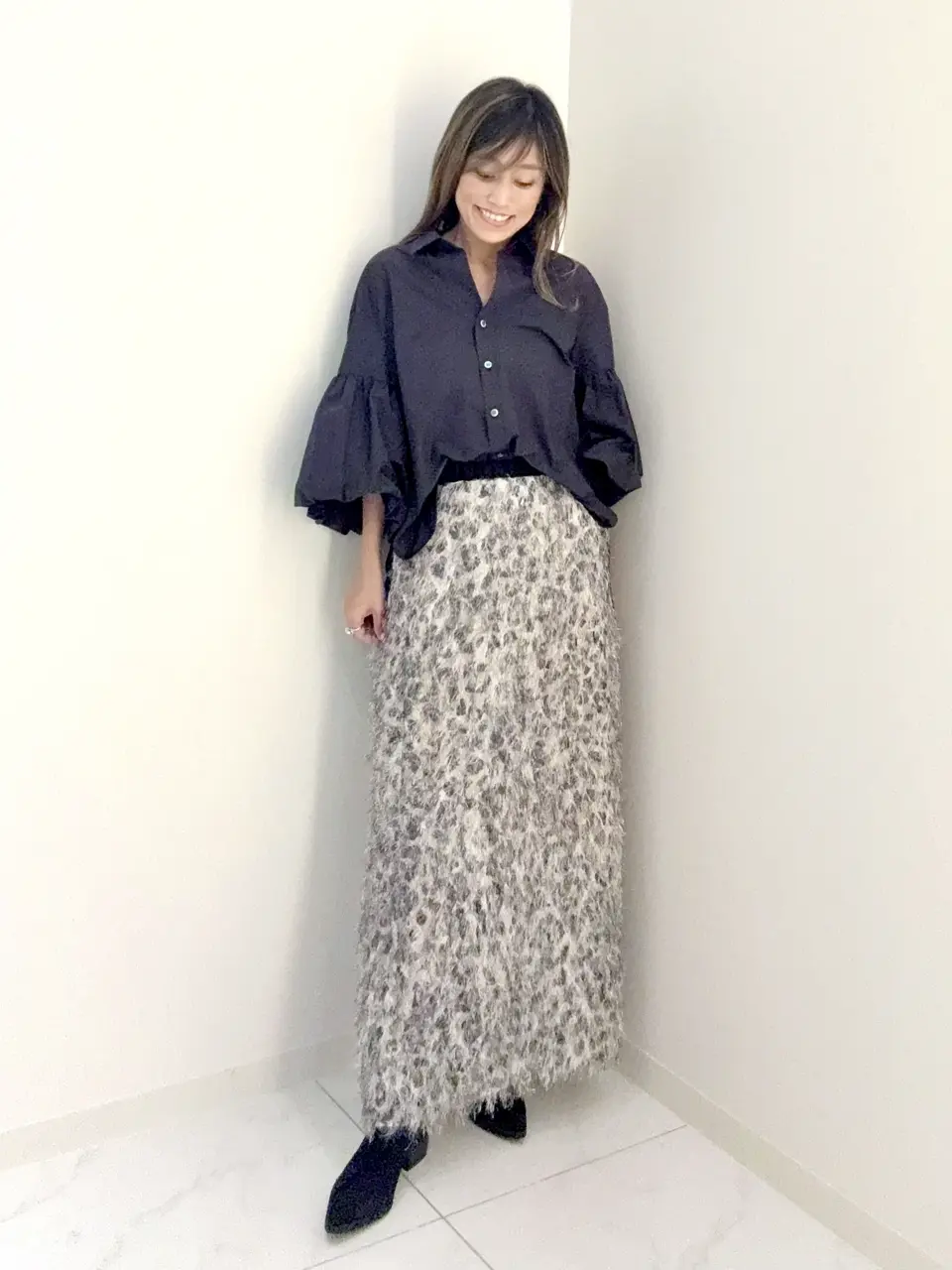 GRACE CONTINENTAL yukimi yonee コーディネート画像