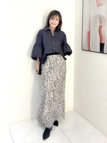 GRACE CONTINENTAL yukimi yonee コーディネート画像