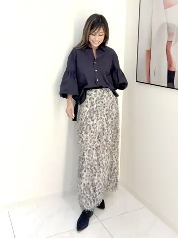 GRACE CONTINENTAL yukimi yonee コーディネート画像