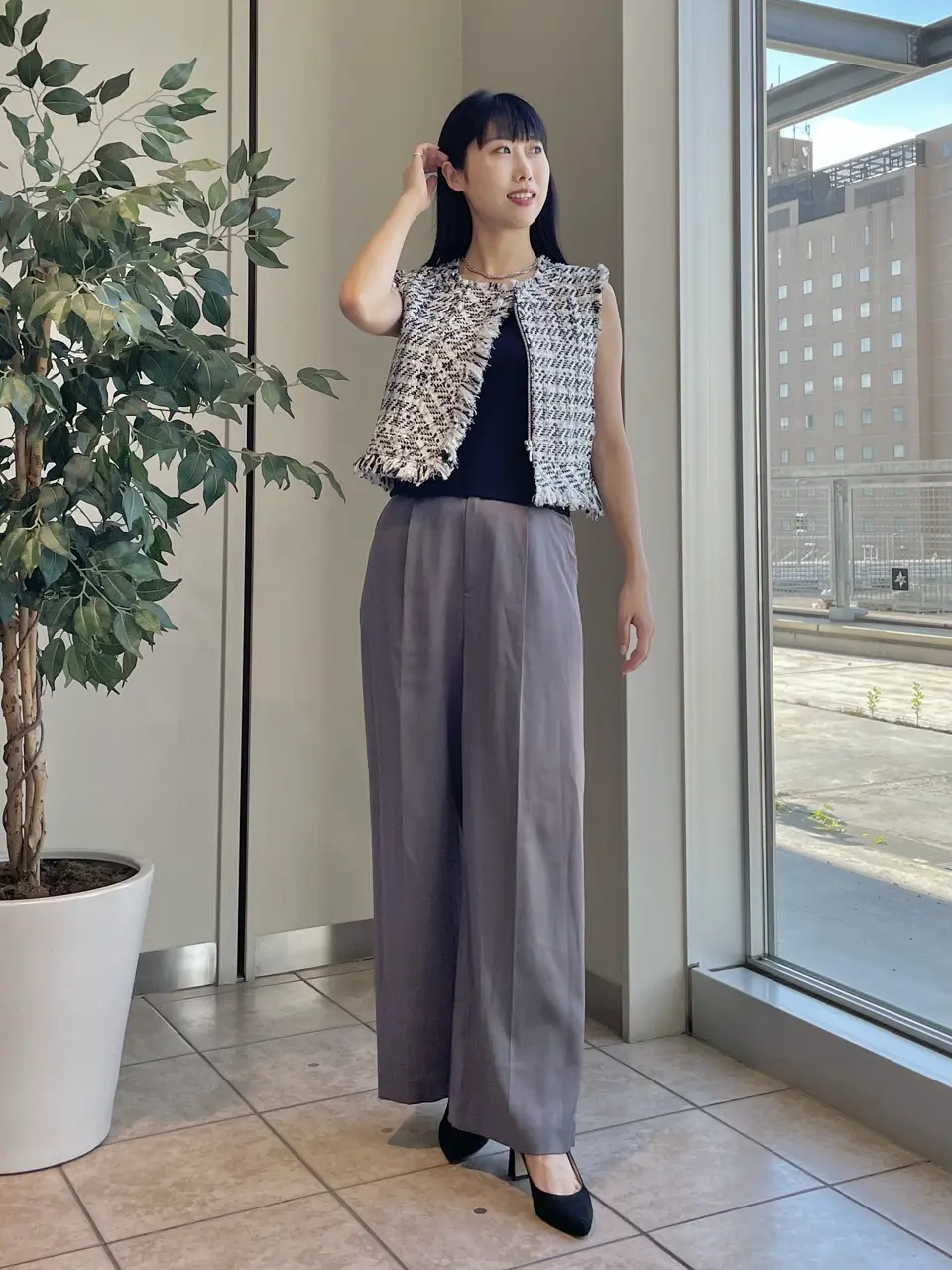 GRACE CONTINENTAL 端場　わかな コーディネート画像