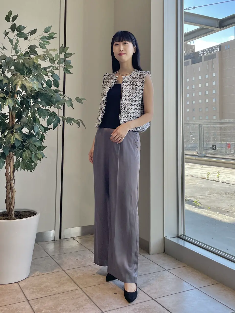 GRACE CONTINENTAL 端場　わかな コーディネート画像