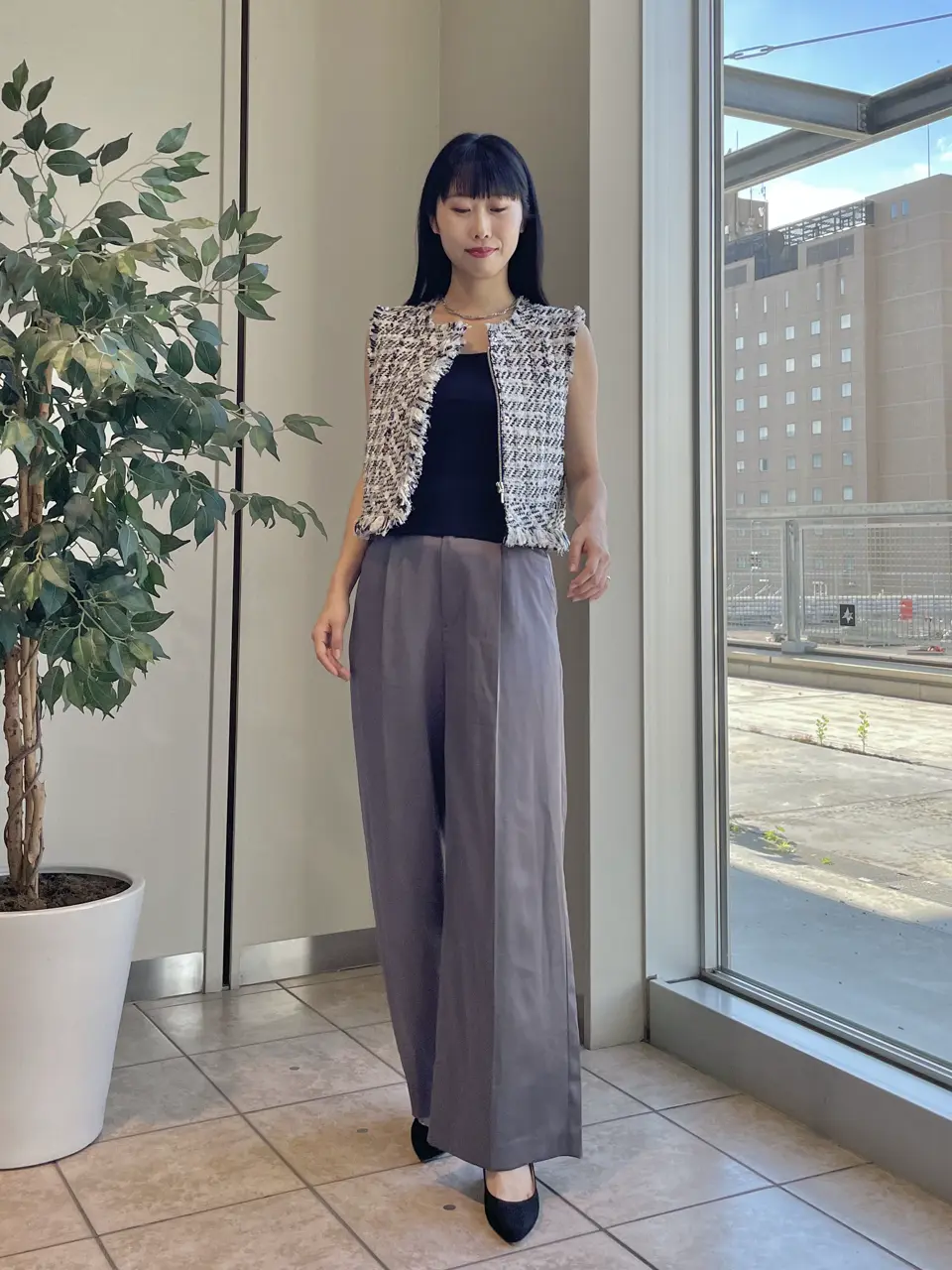 GRACE CONTINENTAL 端場　わかな コーディネート画像