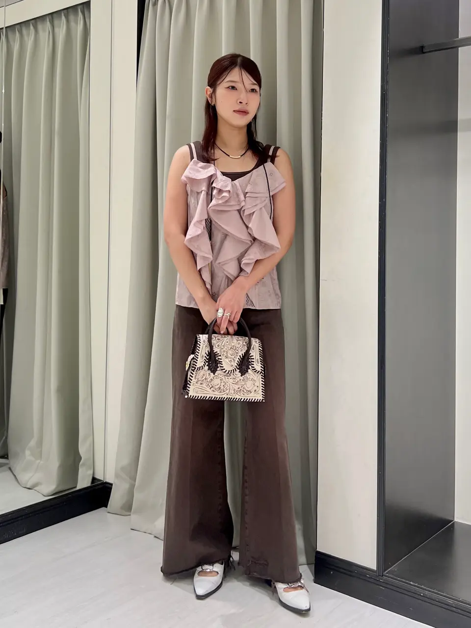 GRACE CONTINENTAL NORIA コーディネート画像