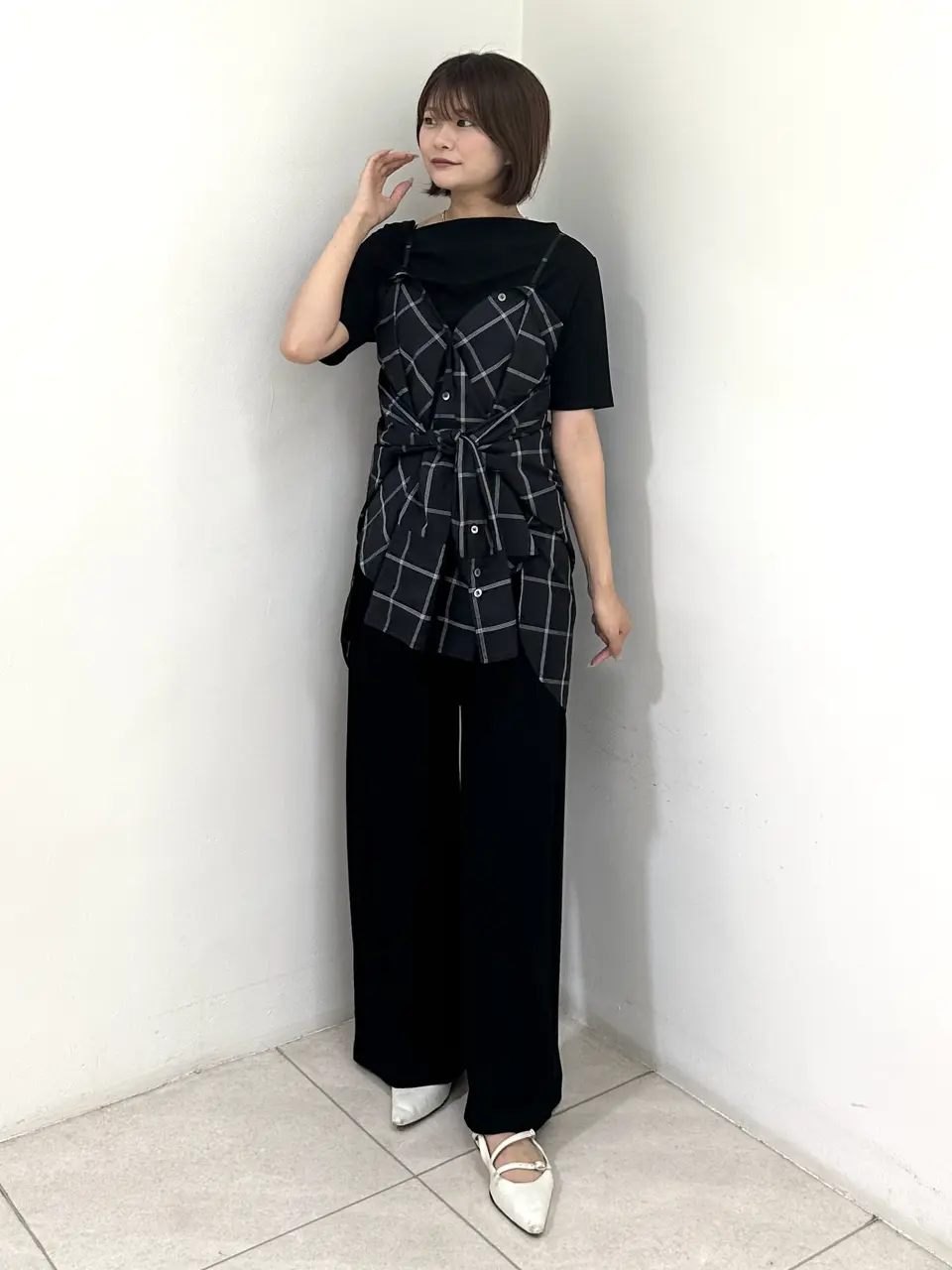 GRACE CONTINENTAL MORITA AI コーディネート画像