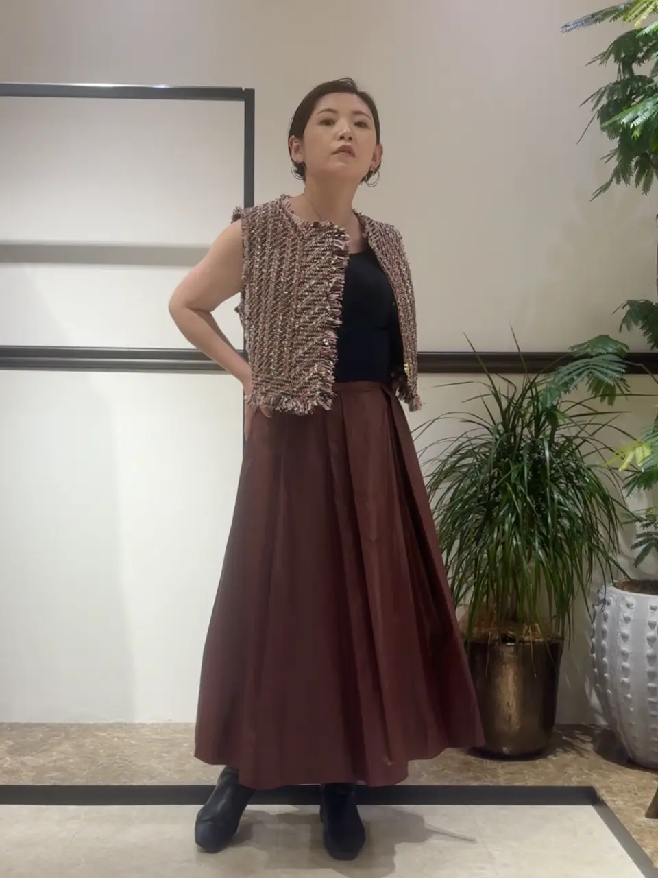 GRACE CONTINENTAL N.YURI コーディネート画像