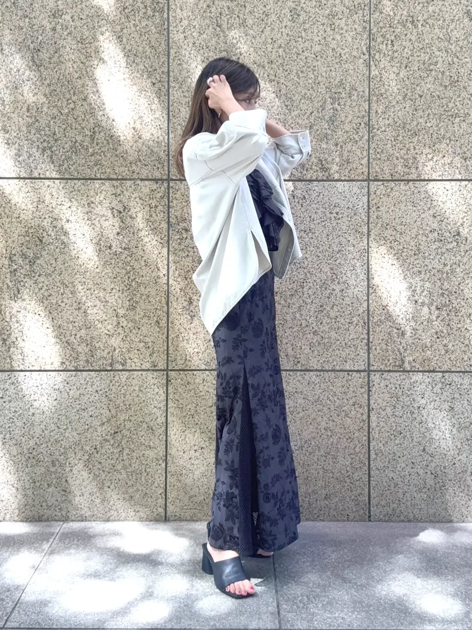 GRACE CONTINENTAL yukimi yonee コーディネート画像