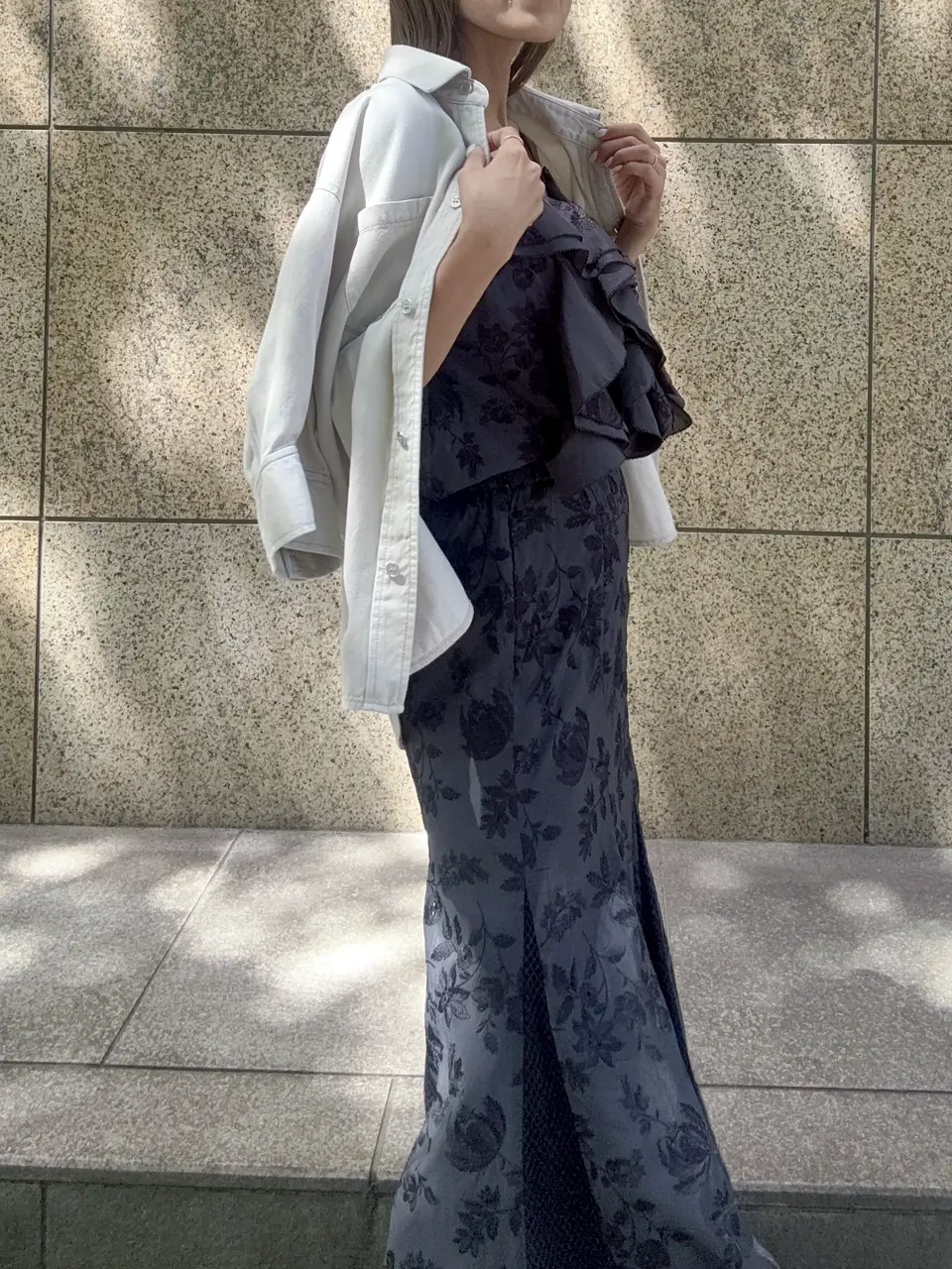 GRACE CONTINENTAL yukimi yonee コーディネート画像