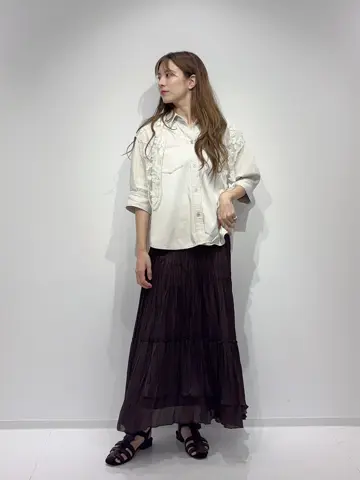 GRACE CONTINENTAL Hikaru Okada コーディネート画像