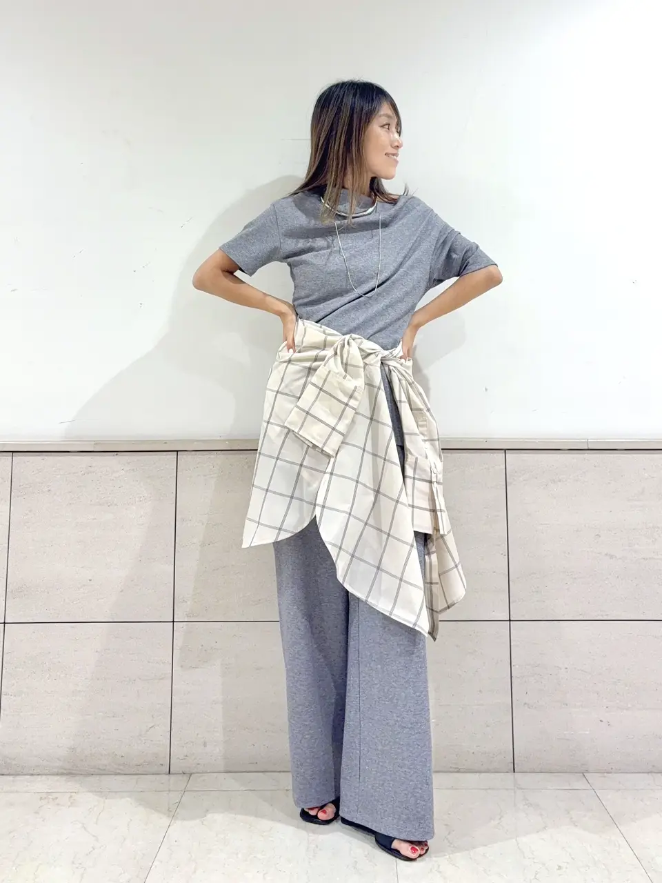 GRACE CONTINENTAL yukimi yonee コーディネート画像