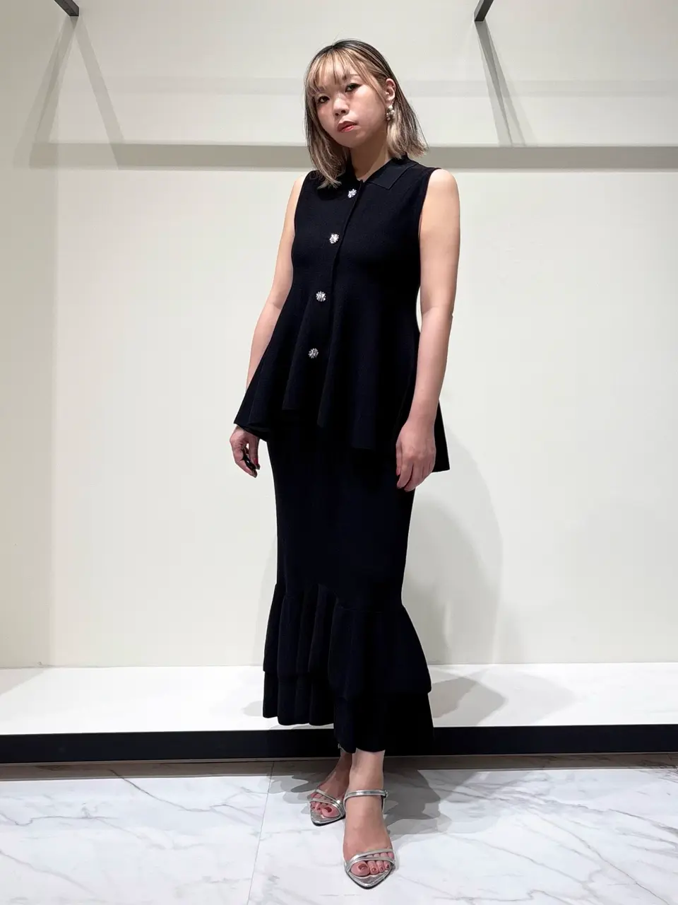 ♥︎濃紺 フルジップジャケット M グレースコンチネンタル♥︎ ONLINE STORE | GRACE CONTINENTAL グレースコンチネンタル