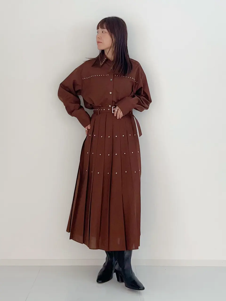  古川温子 コーディネート画像