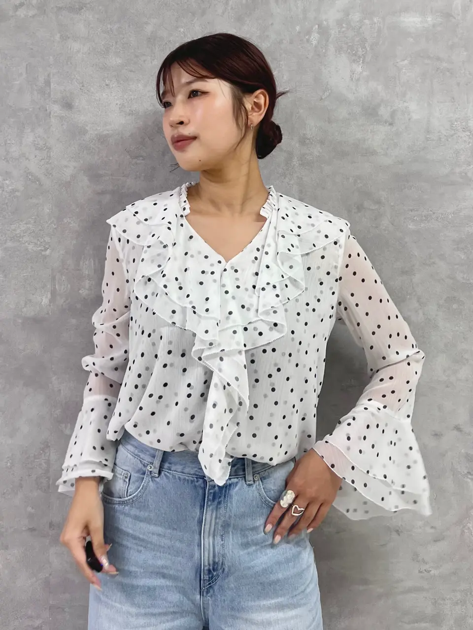 GRACE CONTINENTAL NORIA コーディネート画像