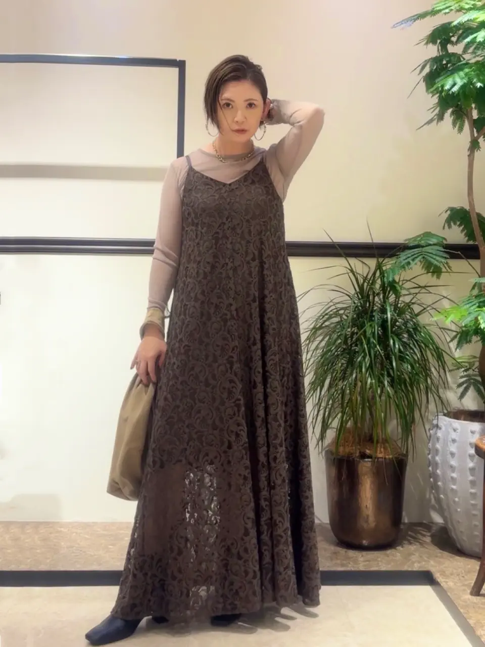 GRACE CONTINENTAL N.YURI コーディネート画像