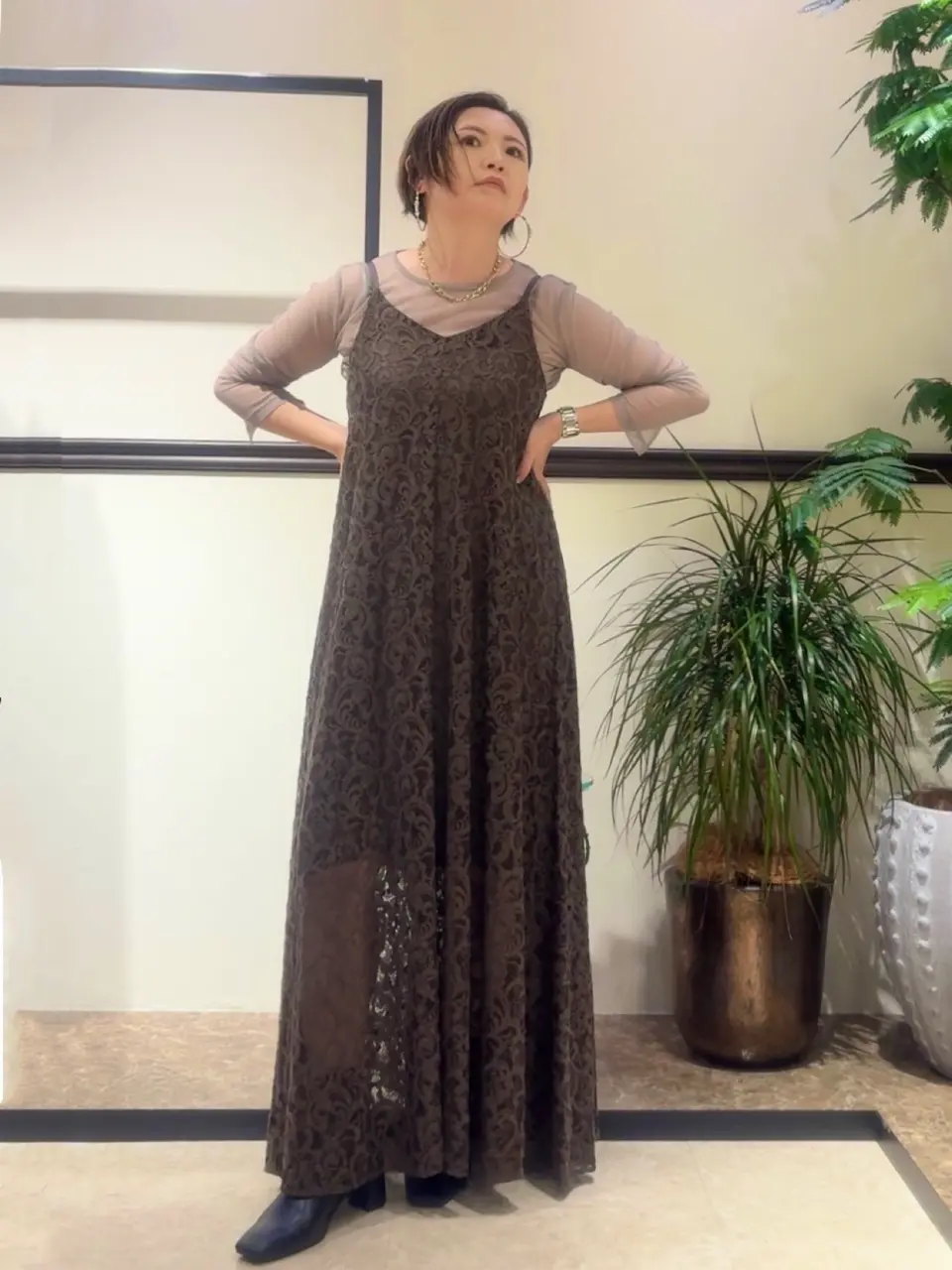 GRACE CONTINENTAL N.YURI コーディネート画像