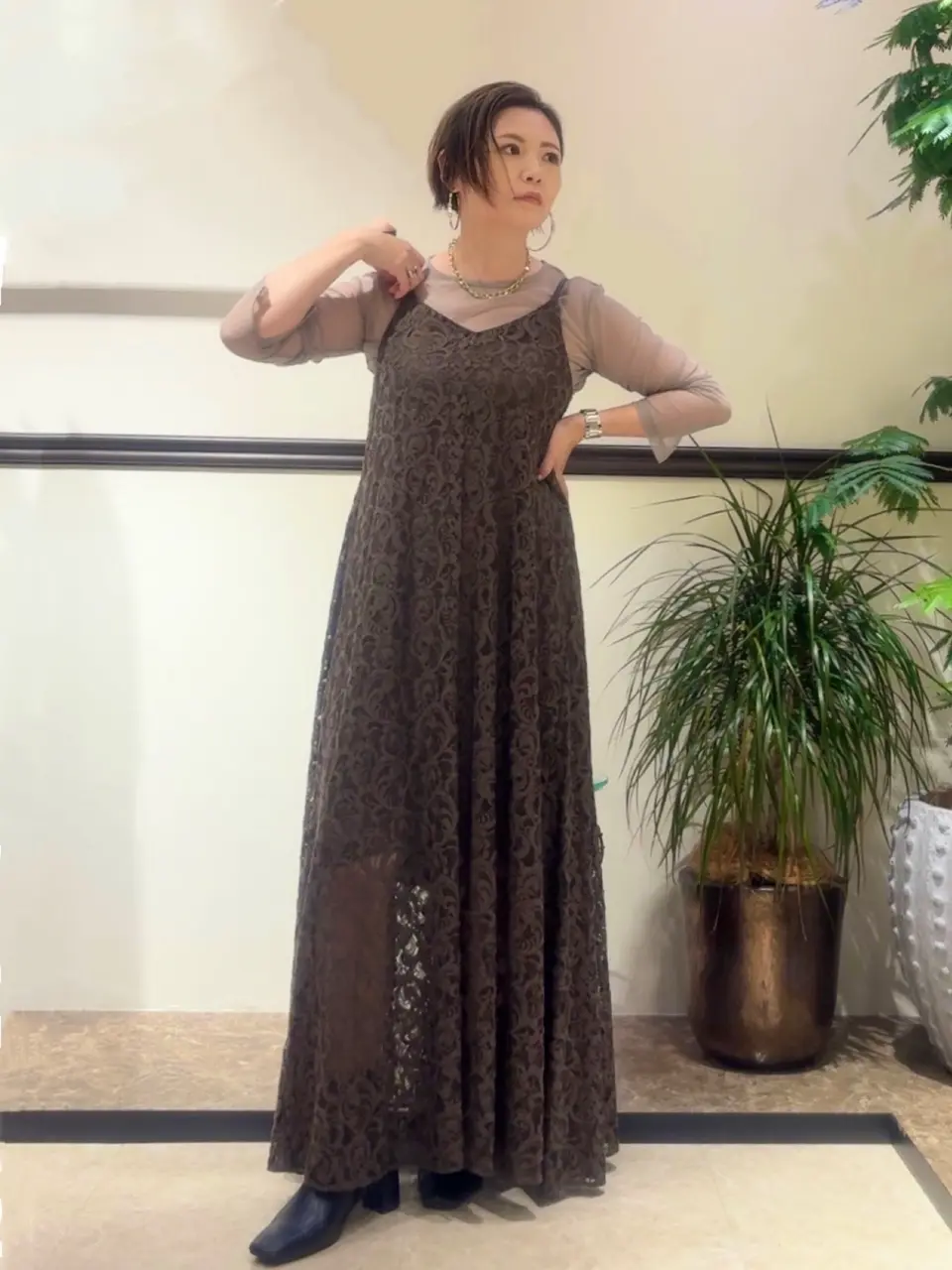 GRACE CONTINENTAL N.YURI コーディネート画像