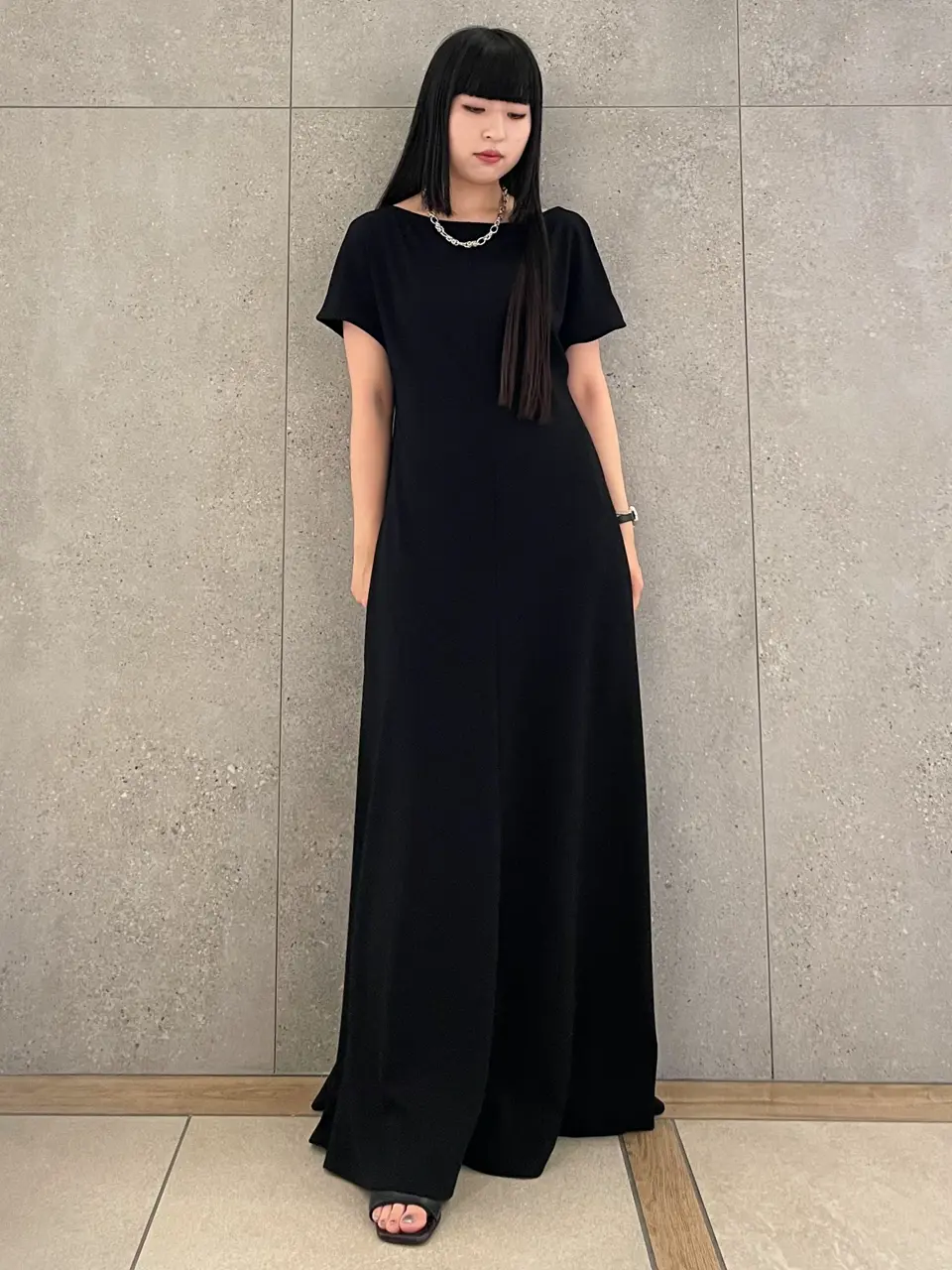 GRACE Class　グレースクラス　ワンピース　バックオープン　黒　36 バックオープンニットワンピース / GRACE CONTINENTAL | GRACE