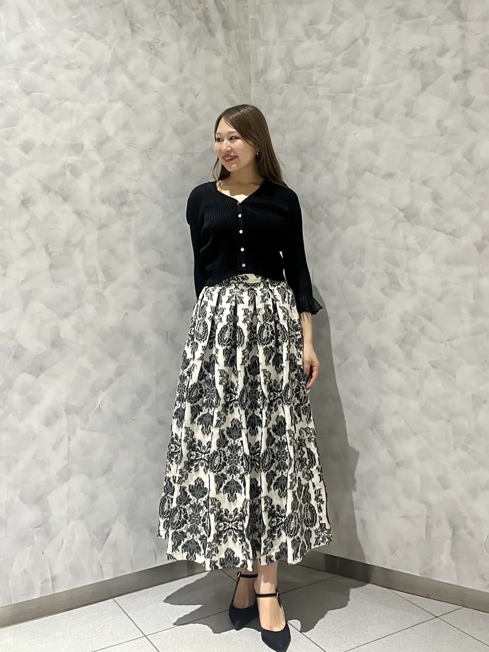 GRACE CONTINENTAL 根本　紗良 コーディネート画像