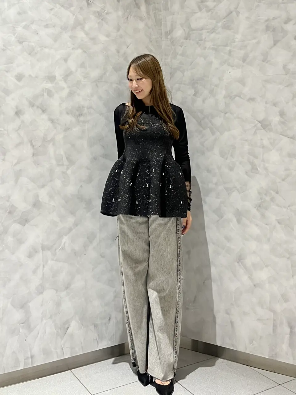 GRACE CONTINENTAL 根本　紗良 コーディネート画像