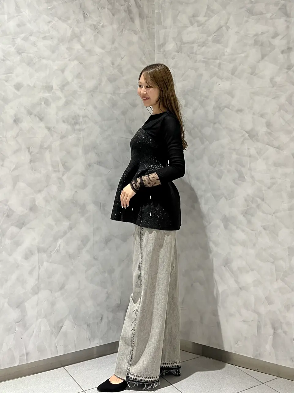 GRACE CONTINENTAL 根本　紗良 コーディネート画像