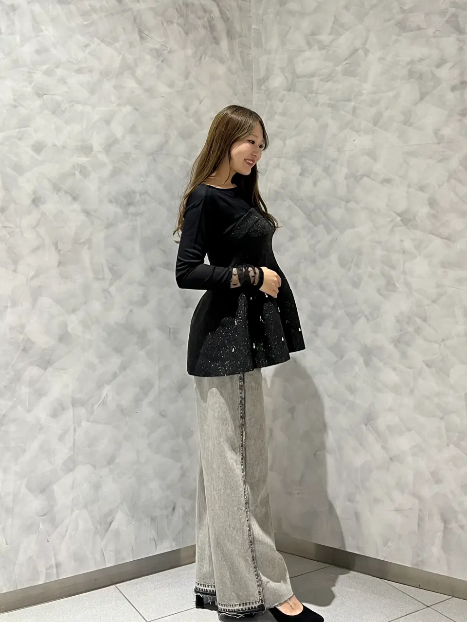 GRACE CONTINENTAL 根本　紗良 コーディネート画像