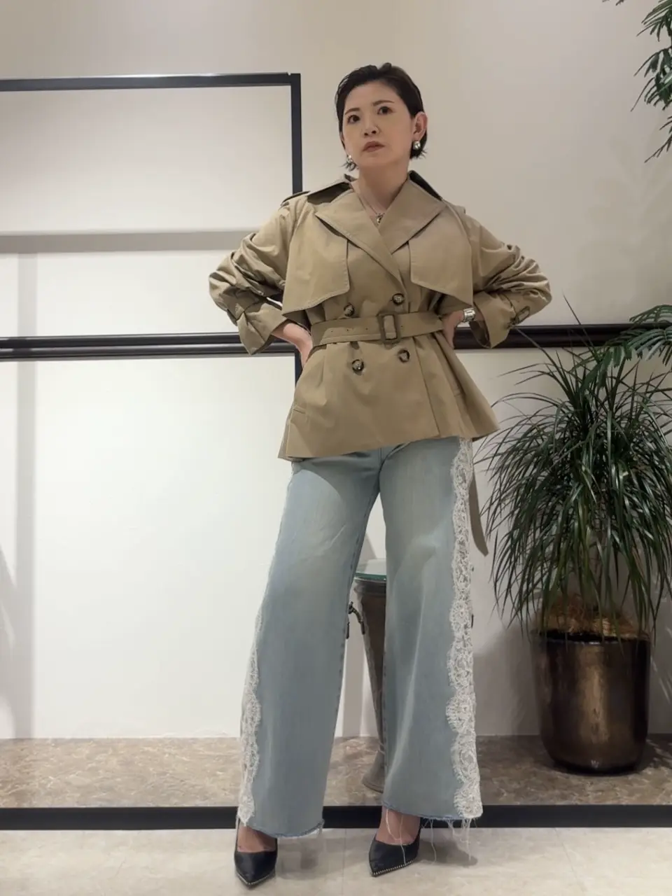 GRACE CONTINENTAL N.YURI コーディネート画像