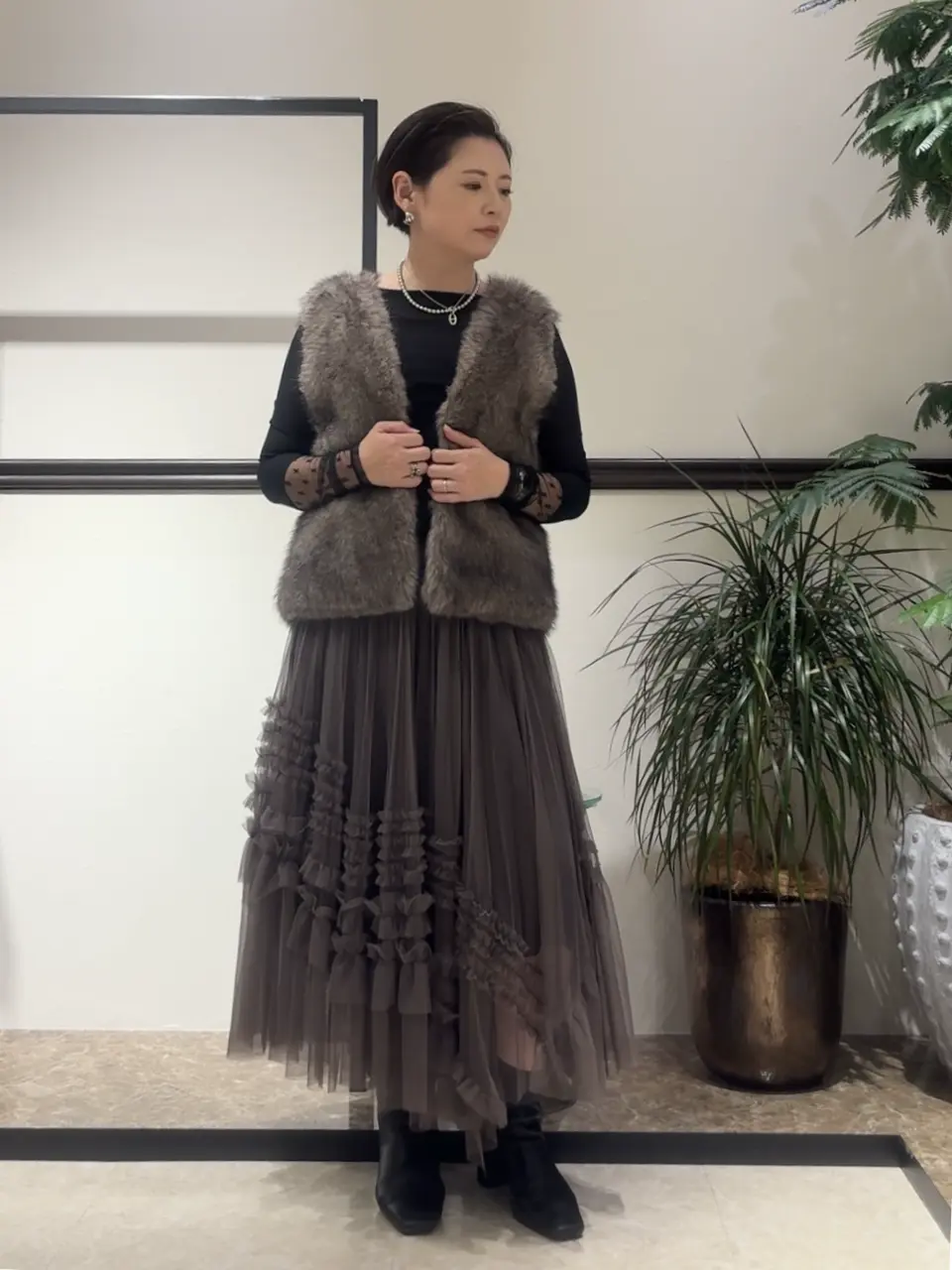 GRACE CONTINENTAL N.YURI コーディネート画像