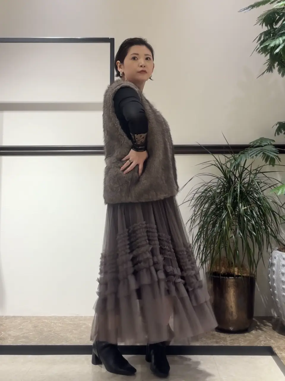 GRACE CONTINENTAL N.YURI コーディネート画像