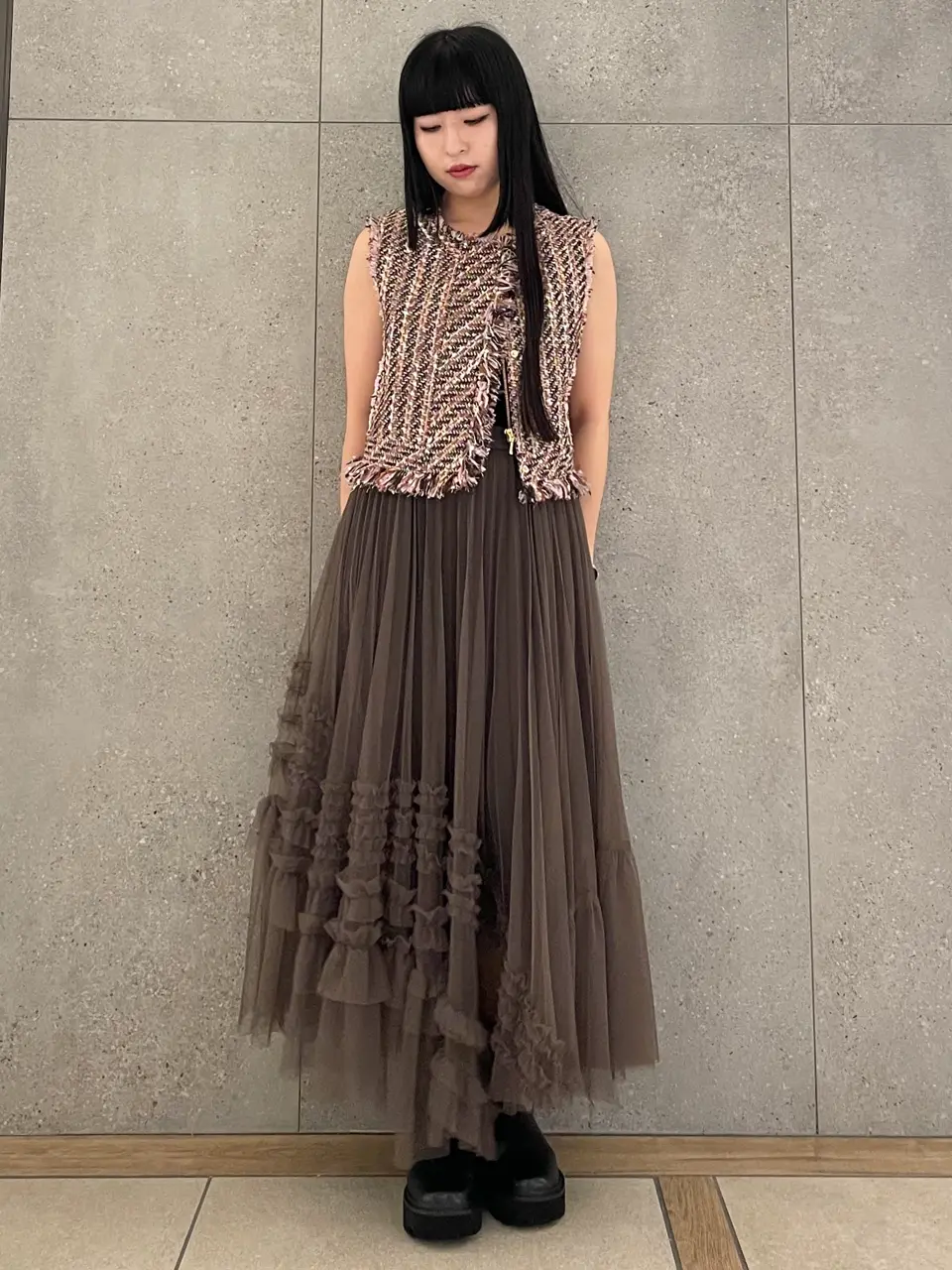 GRACE CONTINENTAL 清水　杏梨 コーディネート画像