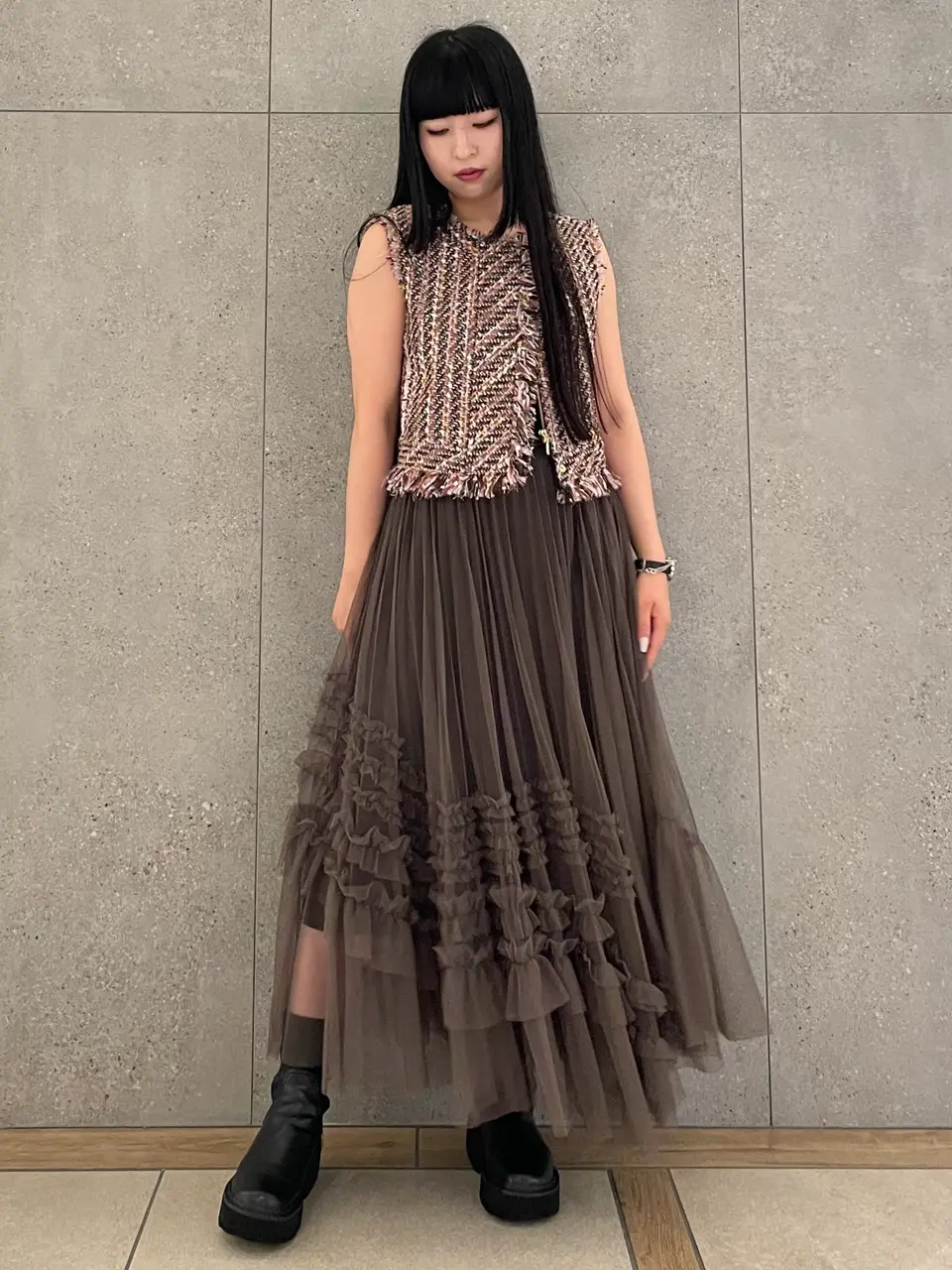 GRACE CONTINENTAL 清水　杏梨 コーディネート画像