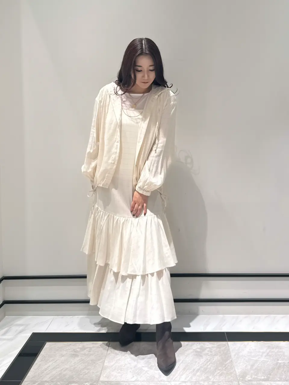 GRACE CONTINENTAL MOMOKO コーディネート画像