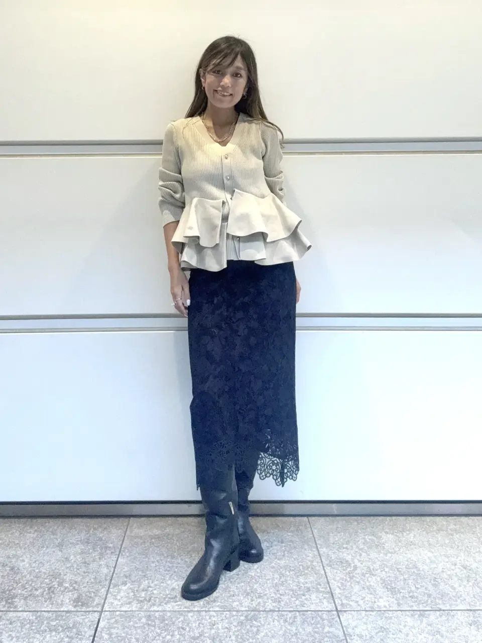 GRACE CONTINENTAL yukimi yonee コーディネート画像