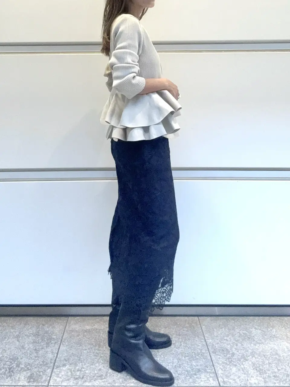 GRACE CONTINENTAL yukimi yonee コーディネート画像