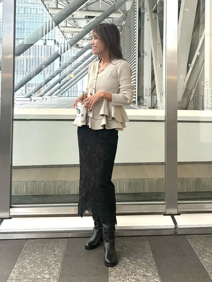 GRACE CONTINENTAL yukimi yonee コーディネート画像