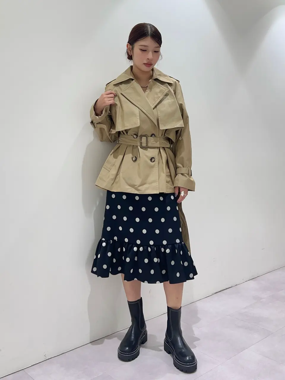 GRACE CONTINENTAL NORIA コーディネート画像