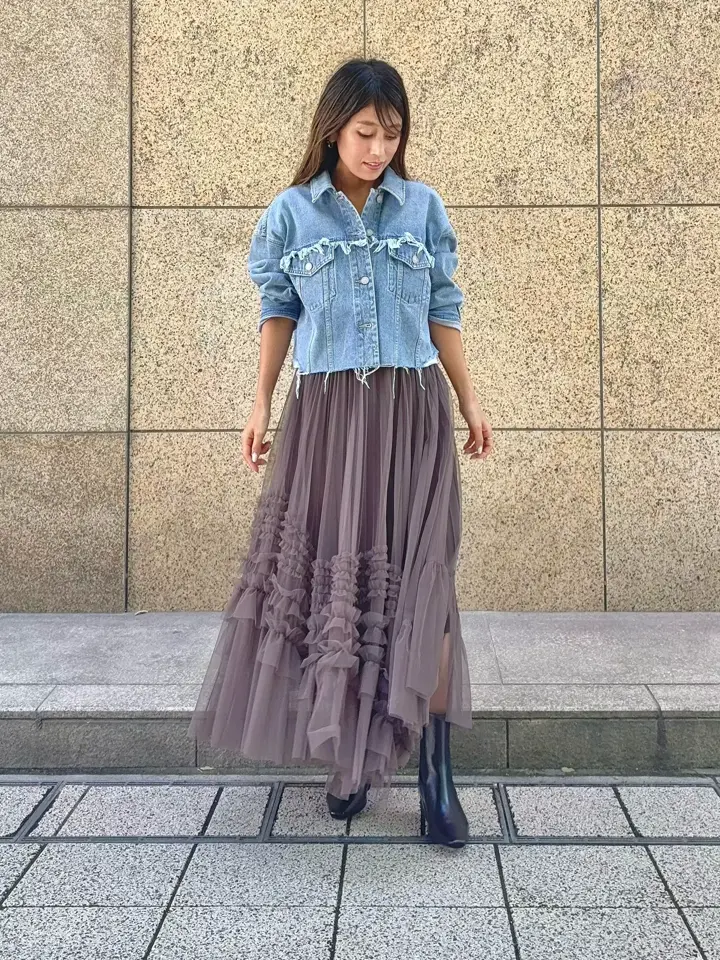 GRACE CONTINENTAL yukimi yonee コーディネート画像