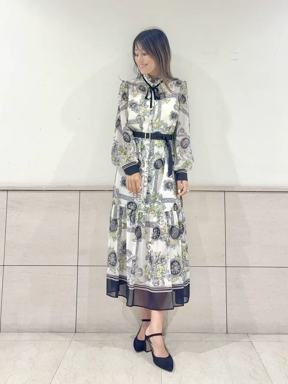 GRACE CONTINENTAL yukimi yonee コーディネート画像