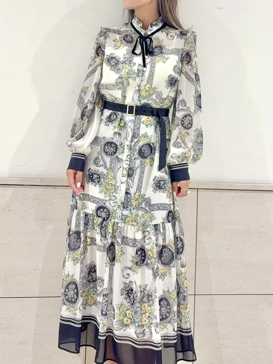 GRACE CONTINENTAL yukimi yonee コーディネート画像