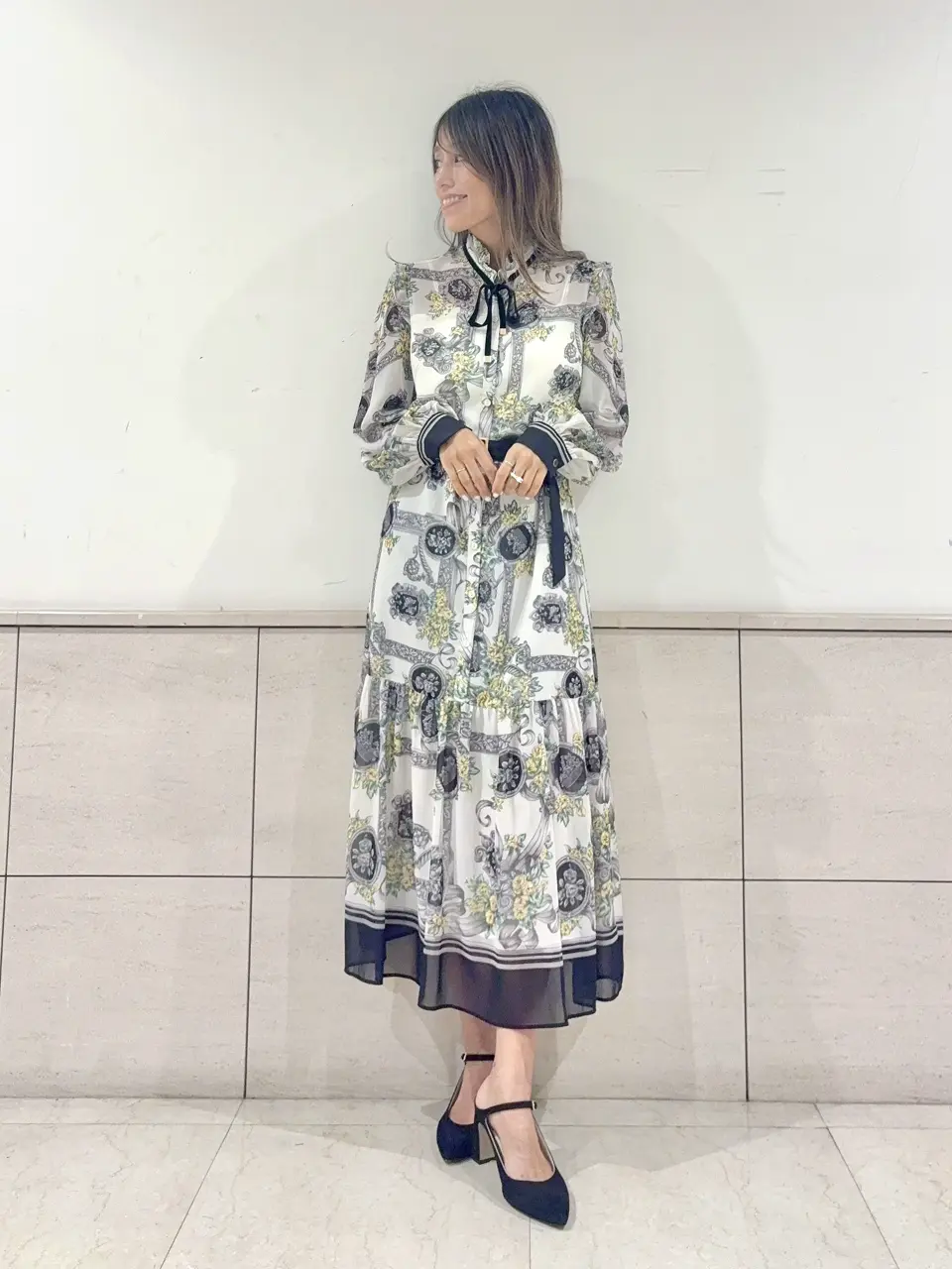 GRACE CONTINENTAL yukimi yonee コーディネート画像