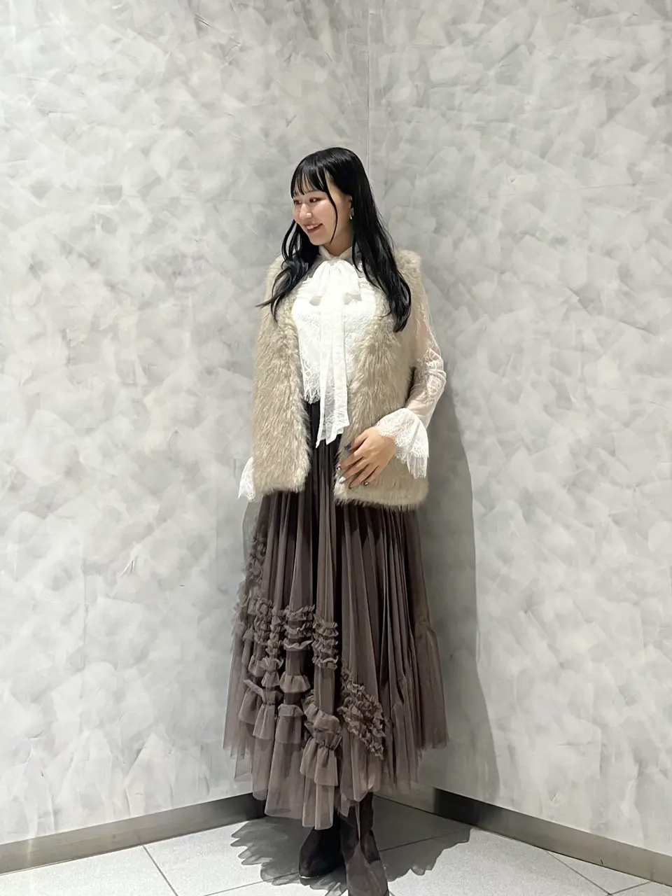 GRACE CONTINENTAL 根本　紗良 コーディネート画像