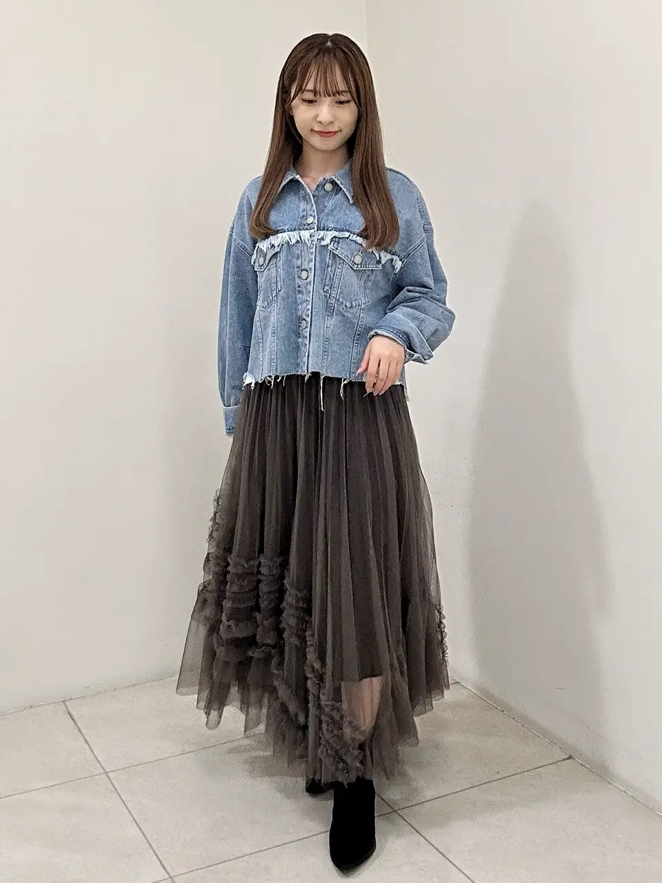 GRACE CONTINENTAL Miu Akamatsu コーディネート画像