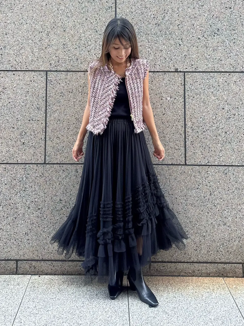 GRACE CONTINENTAL yukimi yonee コーディネート画像