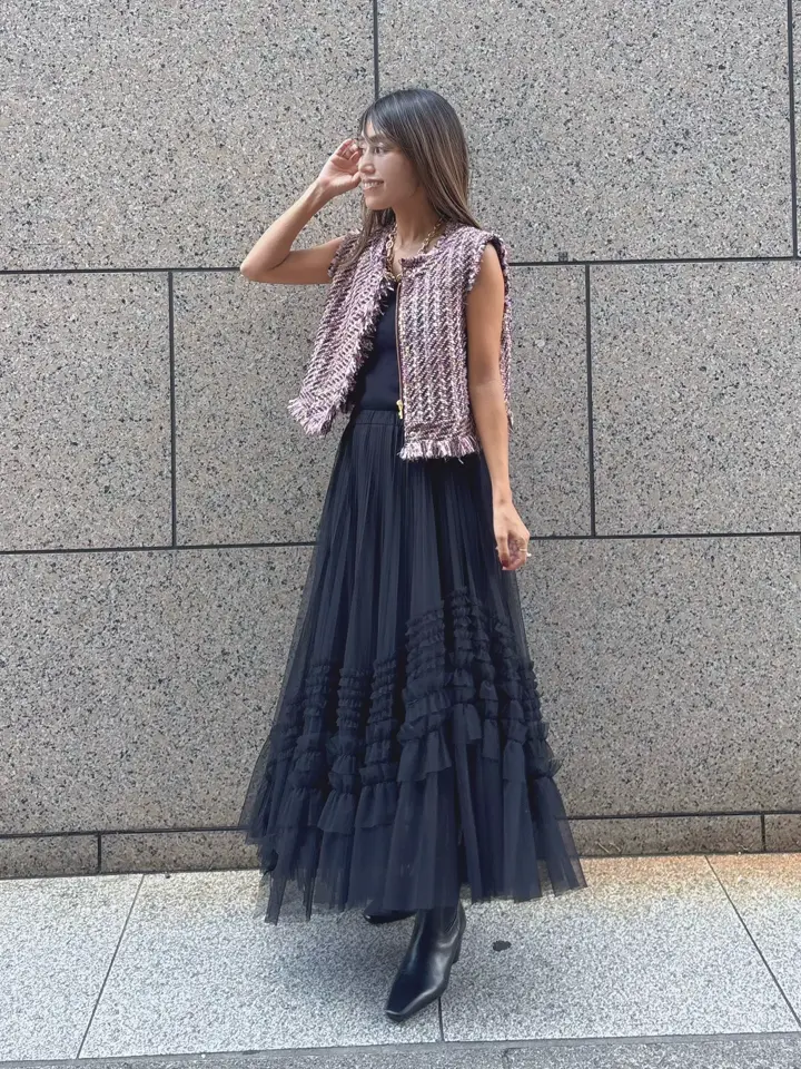 GRACE CONTINENTAL yukimi yonee コーディネート画像