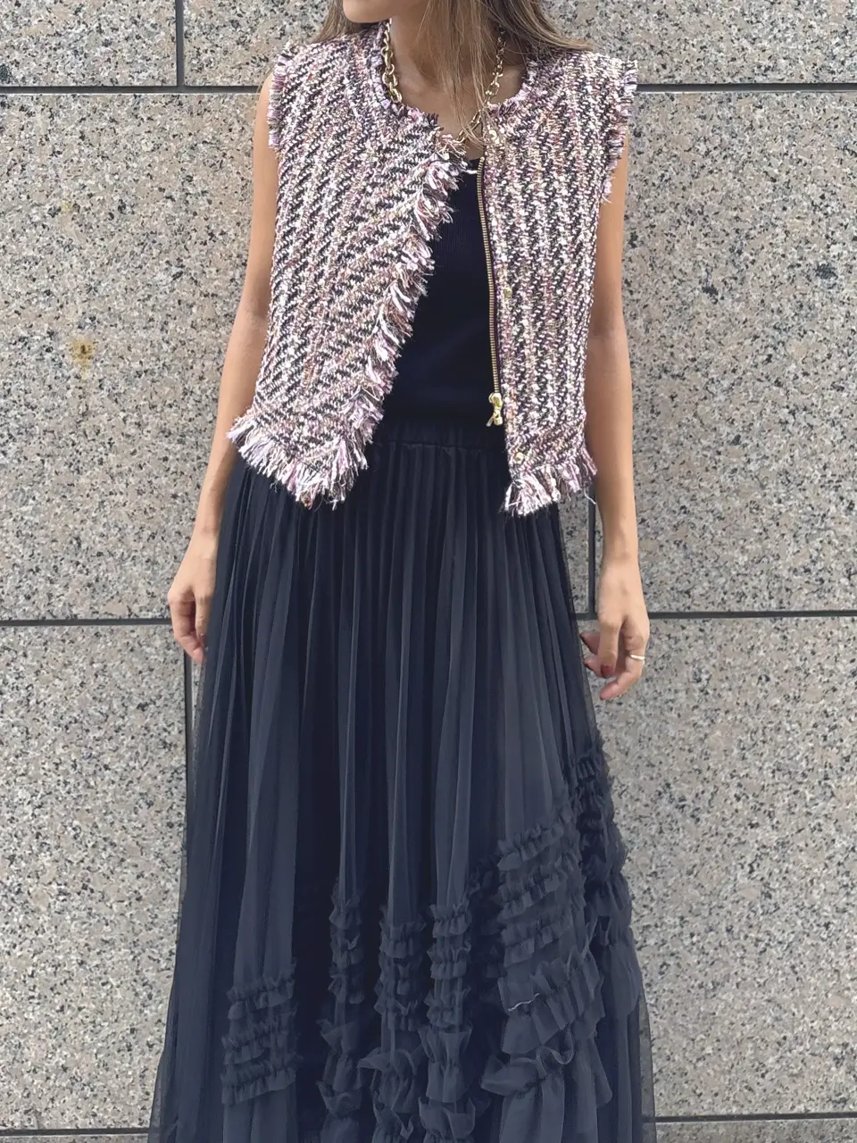 GRACE CONTINENTAL yukimi yonee コーディネート画像