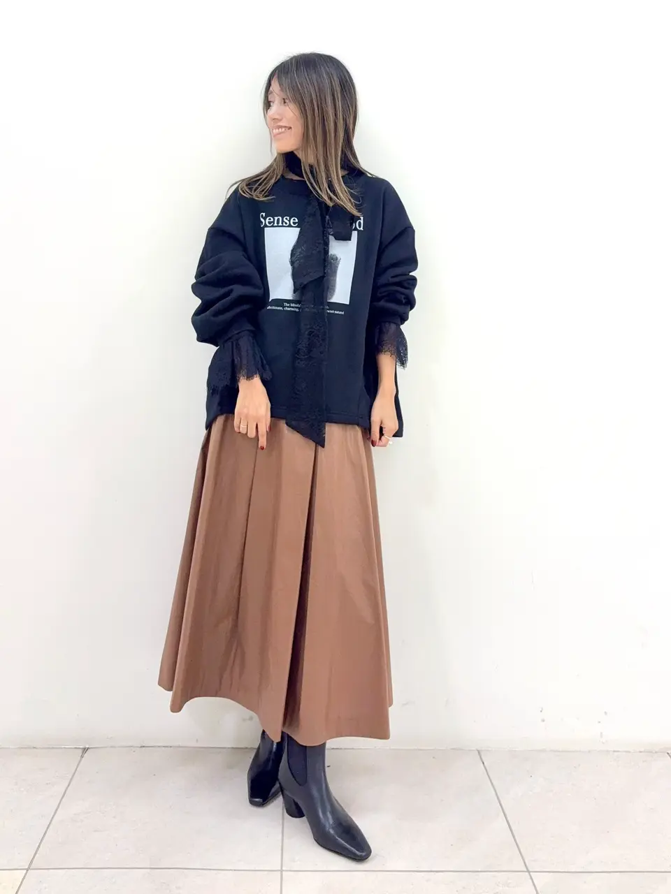 GRACE CONTINENTAL yukimi yonee コーディネート画像