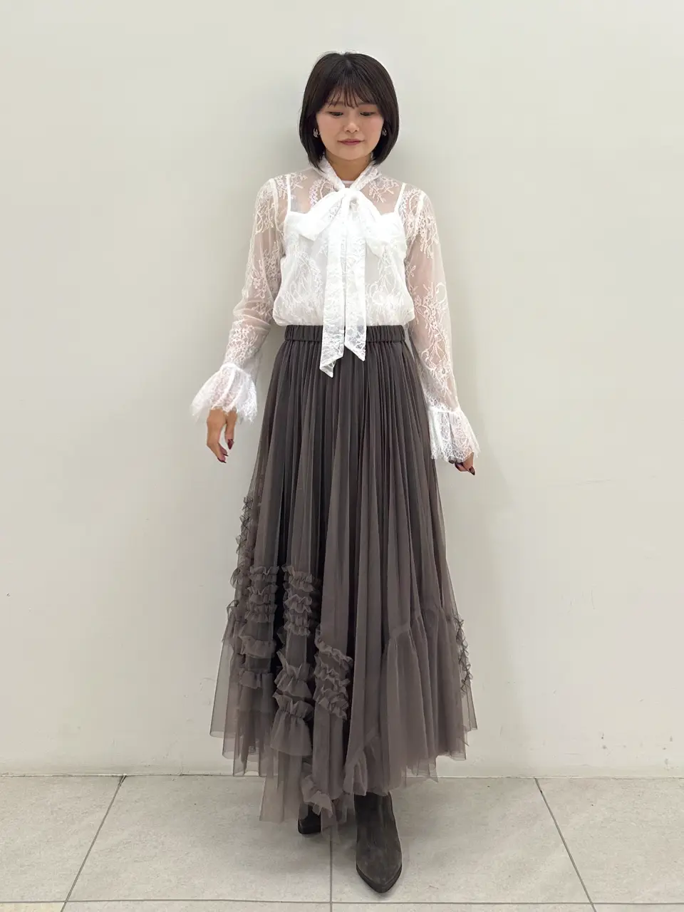 GRACE CONTINENTAL MORITA AI コーディネート画像