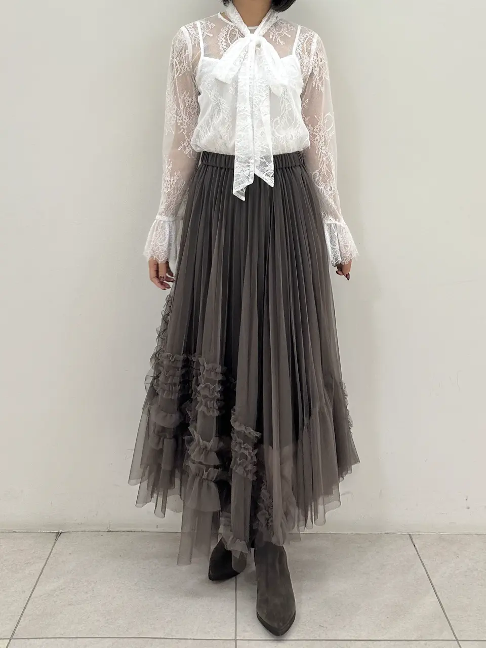 GRACE CONTINENTAL MORITA AI コーディネート画像