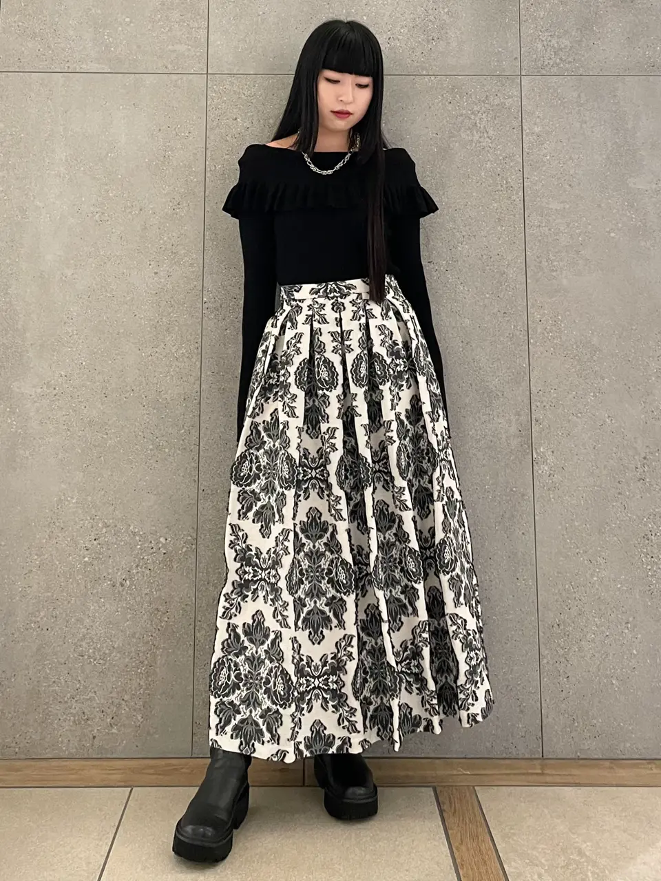 GRACE CONTINENTAL 清水　杏梨 コーディネート画像